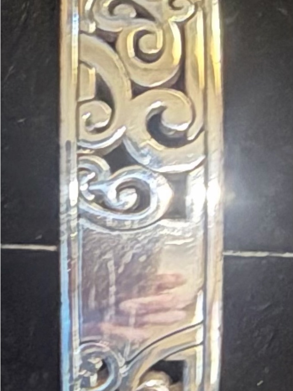 Brighton Silver Scroll Cuff Bracelet